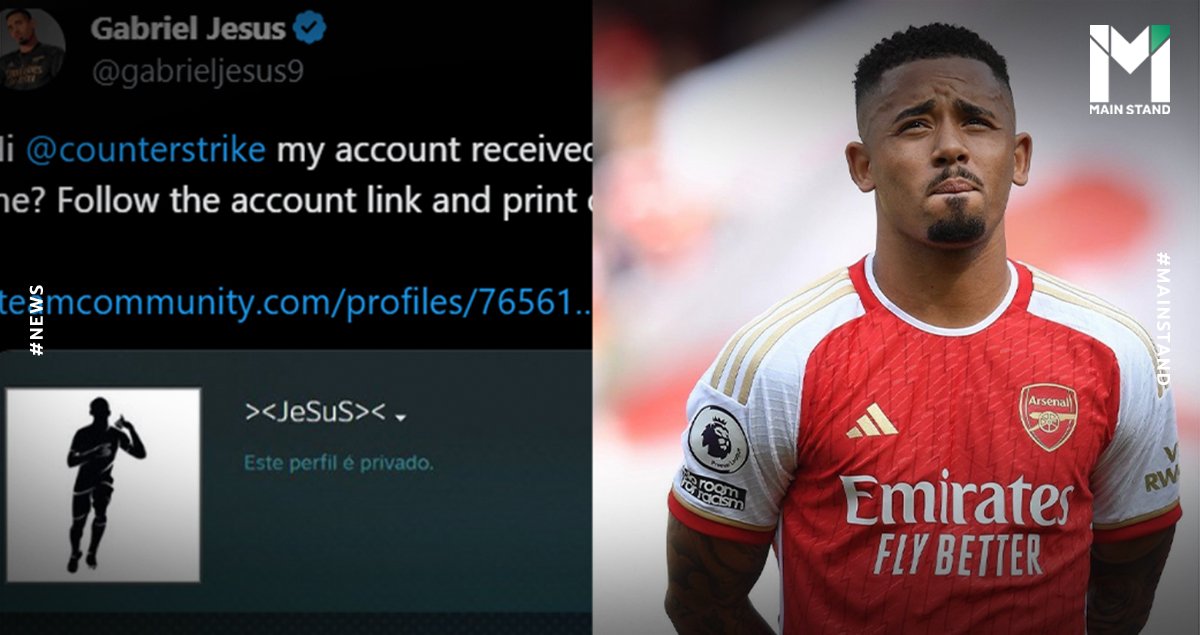 Gabriel Jesus Banned from Counter Strike 2 Game Account: Arsenal Superstar Appeals for Justice